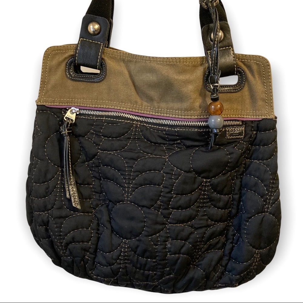 Fossil Fabric Shoulder Bag